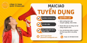 Tuyển dụng nhân viên tại MaiCiao